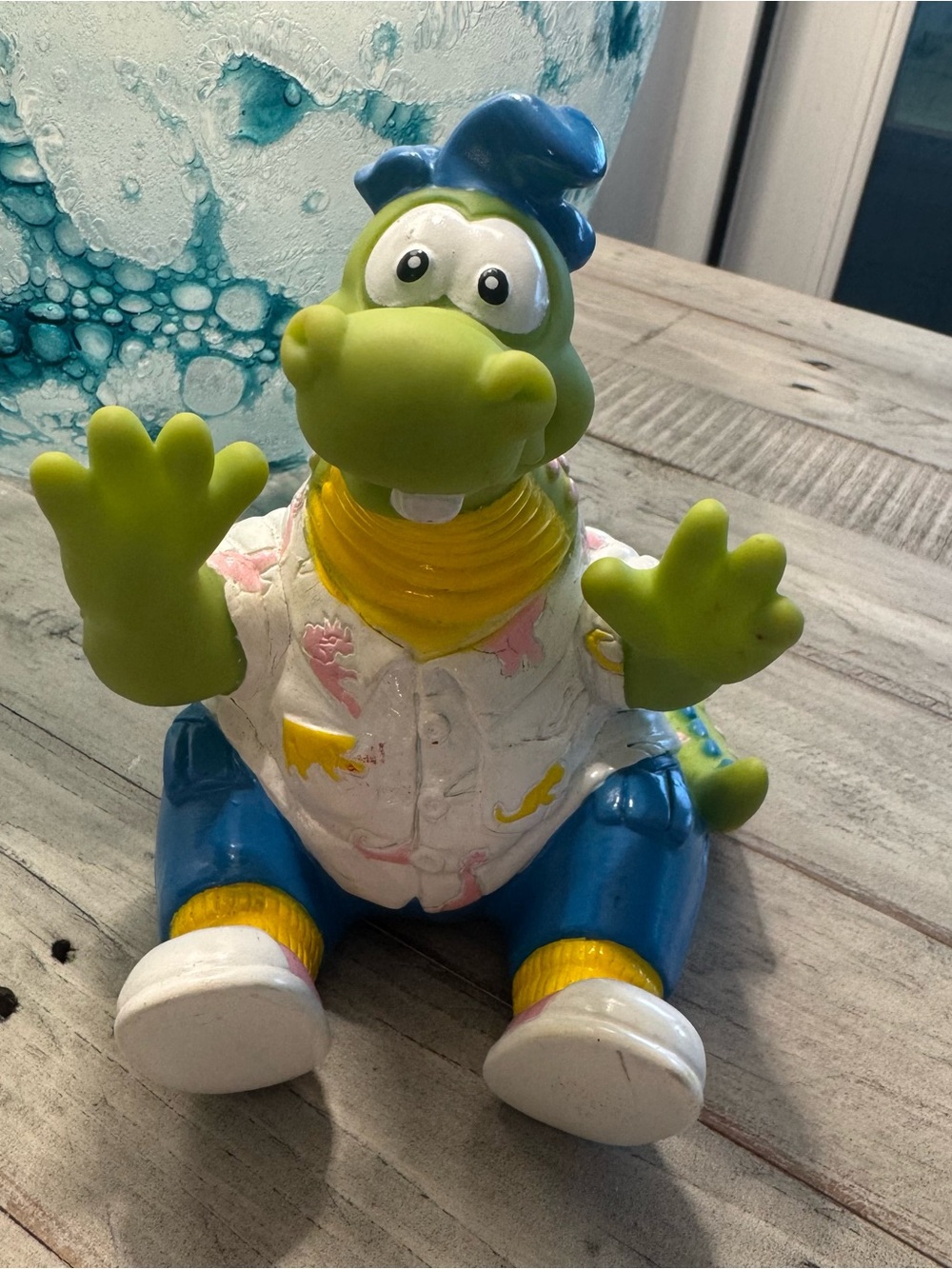 Eureeka's Castle Magellan Hand Puppet Rubber 1990 Pizza Hut Vintage Nickelodeon